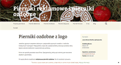 Desktop Screenshot of piernikiozdobne.pl